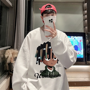 直播360克重磅美式潮牌印花卫衣Y116特P28 同步供应华棉品质图片