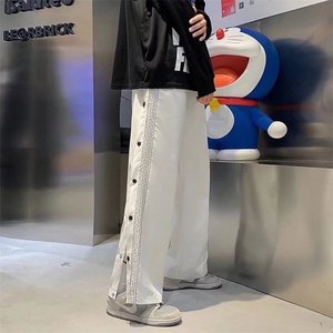 男春季排扣休闲裤D317P32图片