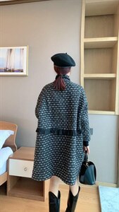 亮片加大衣图片