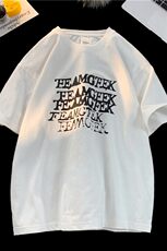 短袖男T恤纯棉日系复古大码美式小众设计港风1016-1T178P35K49，男装T恤，星座1016-1（原电商B408-1）