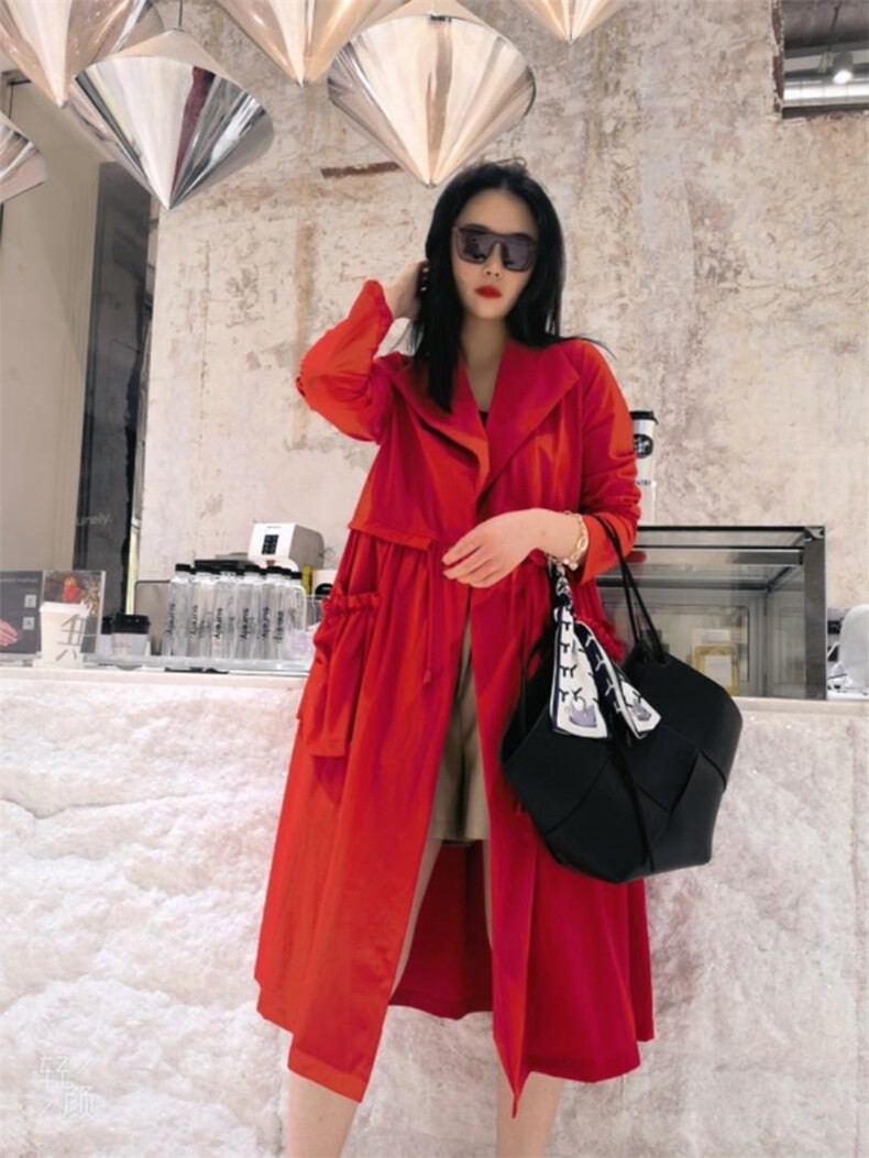 【现货】春季新款风衣外套，女装风衣，得瑟空间