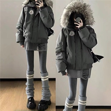【高质量】羽绒棉服冬季加厚棉衣情侣派克服棉袄外套M508P118网图，男装棉衣，电商B245