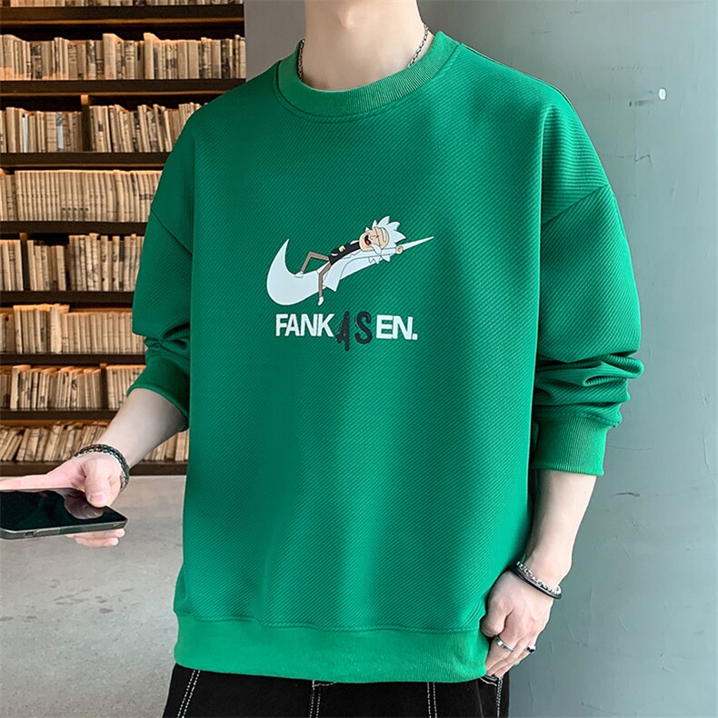好质量！男士长袖t恤印花卫衣男秋季潮牌衣服潮流百搭W629,男装卫衣,星座815-2