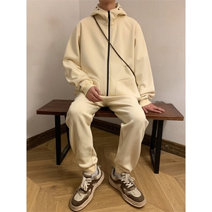 秋季华棉休闲运动开衫卫衣套装两件套 A433P100 控148图片