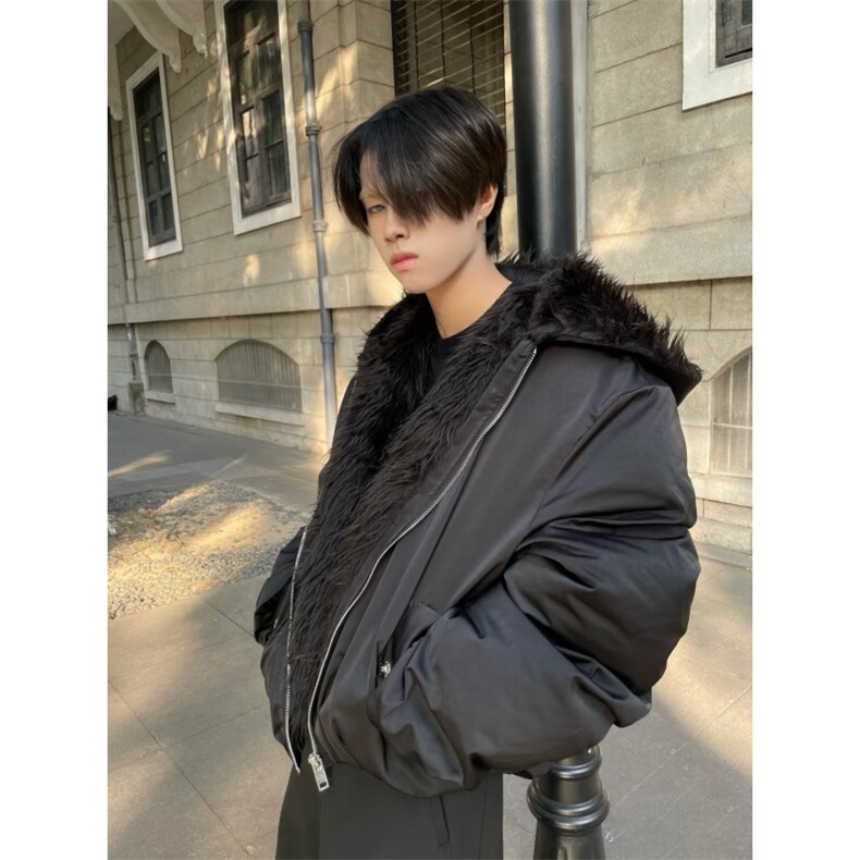 网图美潮座山雕加厚夹克版棉服外套W1851/特P125,男装夹克,电商B350
