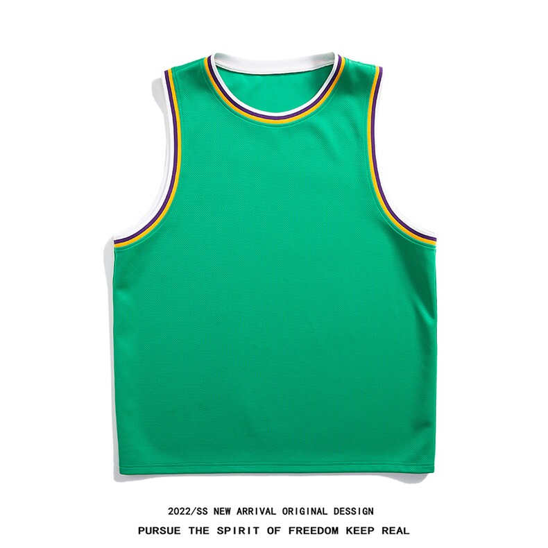 光板得物\唯品\抖音二开夏季拼色织带篮球背心T925特批P25,男装背心/马甲,电商A247B