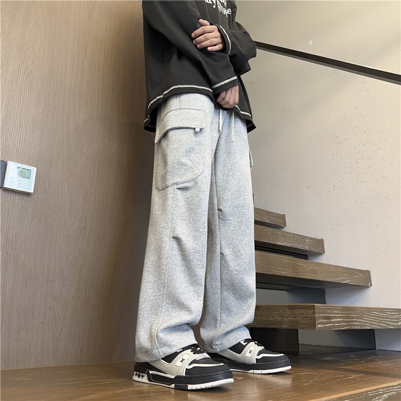 秋季新款美式高街多口袋工装裤K005*P45控68,男装工装外套,星座227-1