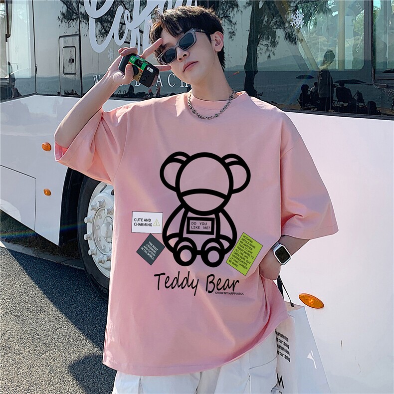 220足克抖音纯棉短袖T恤男大码体恤A426-1-WT15,男装T恤,电商A426-1(原A430-1)