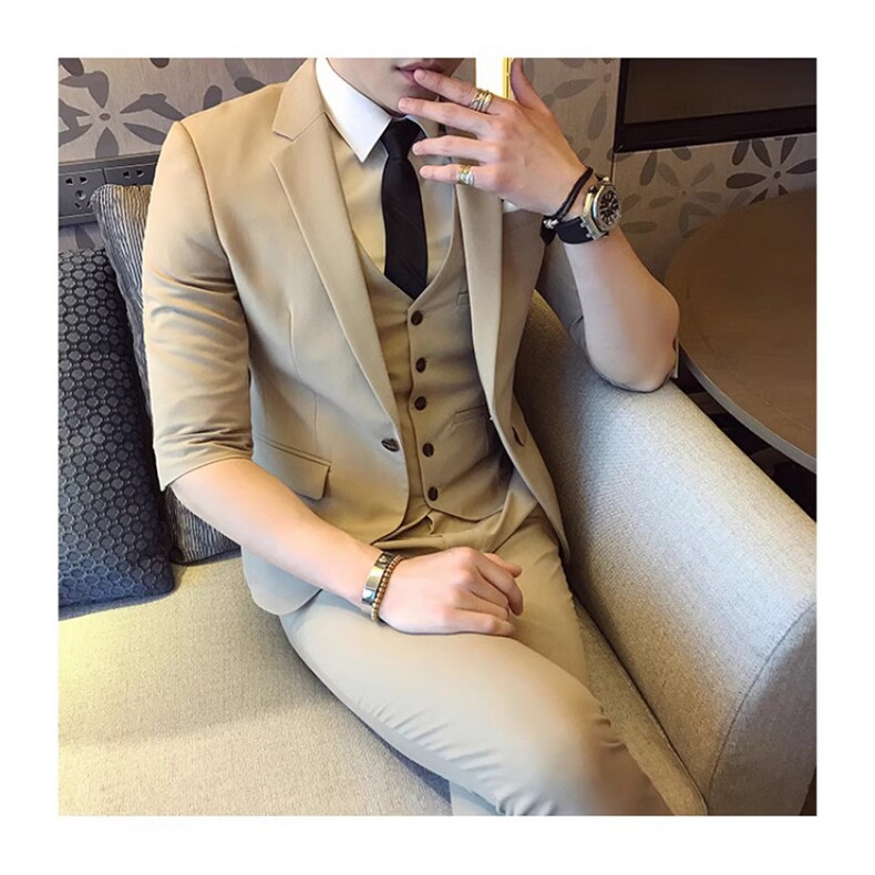 夏季薄款男装西服套装西装礼服商务W7006,男装西服,星座1012