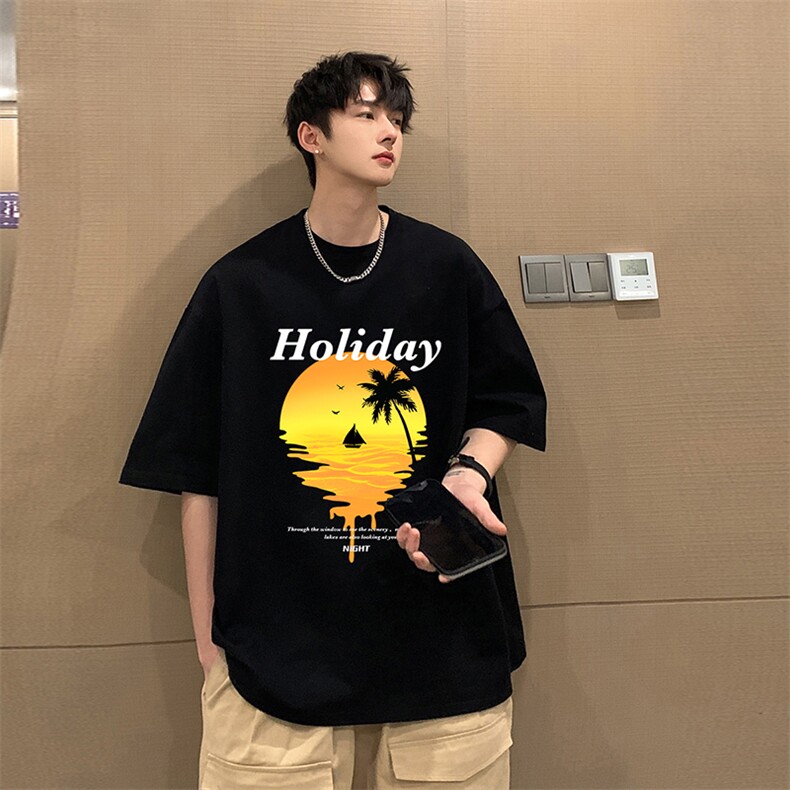 麂皮绒短袖t恤男大码半袖男JD82266-P25,男装T恤,电商A040
