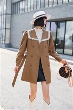 秋冬风衣裙，女装风衣，博内歌特