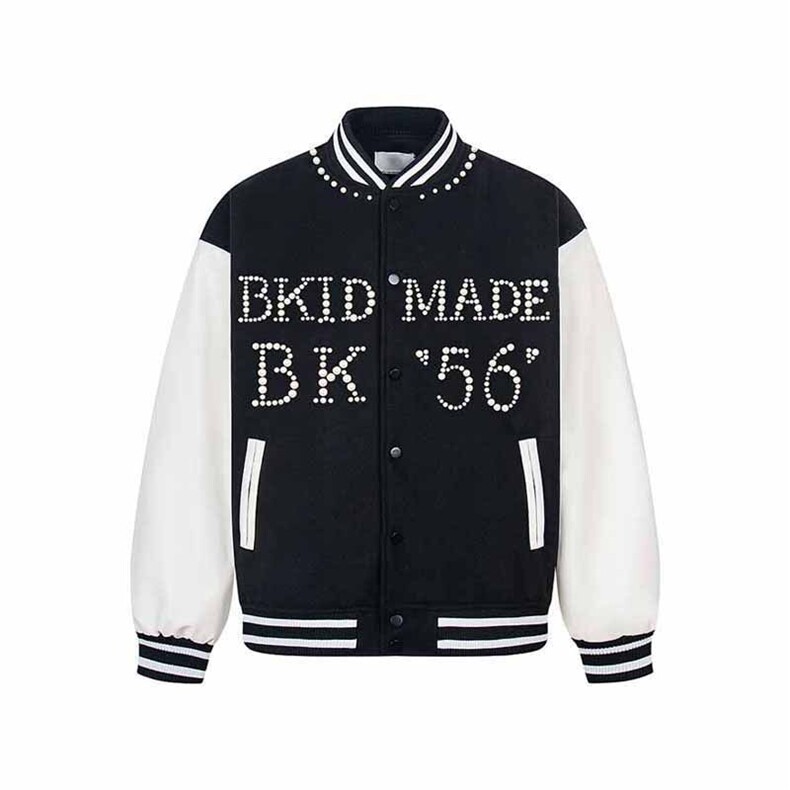 【有货】LS169CC-特P78钉珠棒球服外套男女春秋情侣宽松夹克,男装夹克,星座1007（原301D）