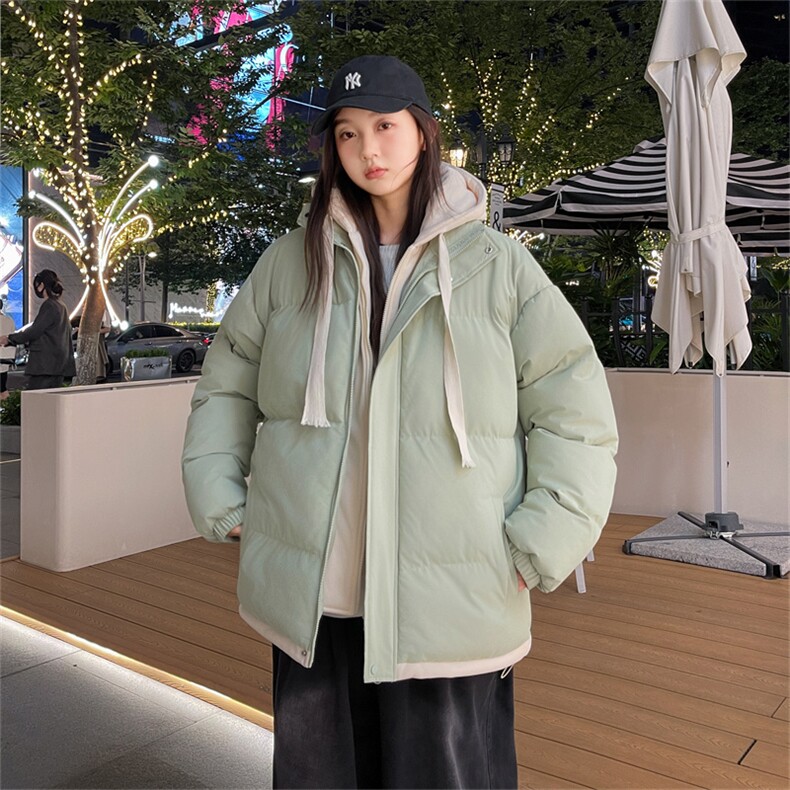 冬季情侣装加厚棉衣外套男假两件加厚外套男装上衣BM07-P75,男装棉衣,星座210-1