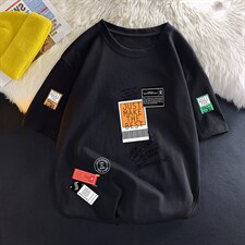 DX17121-P20纯棉短袖t恤男大码半袖打底衫宽松体恤衫平铺,男装T恤,电商A040