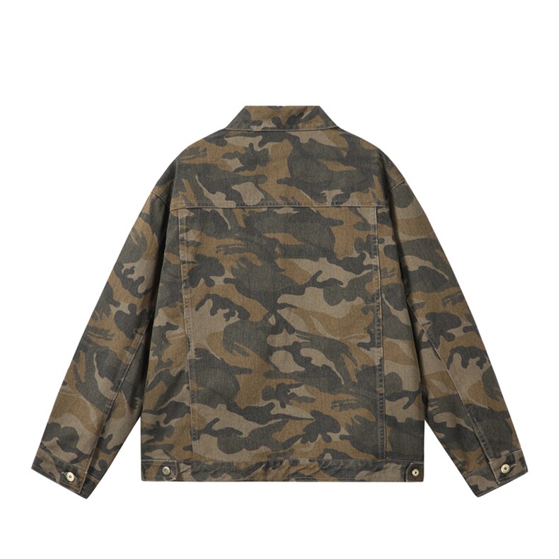 水洗牛仔外套男款春季美式痞帅上衣服宽松休闲工装夹克JK1318-P80,男装工装外套,星座1103-3