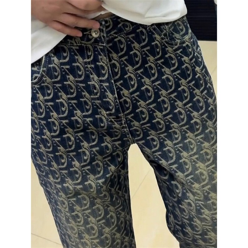 春夏季浅蓝色牛仔裤男生痞帅潮流哈伦裤水洗百搭宽松休闲萝卜裤男,男装牛仔裤,四季星座505