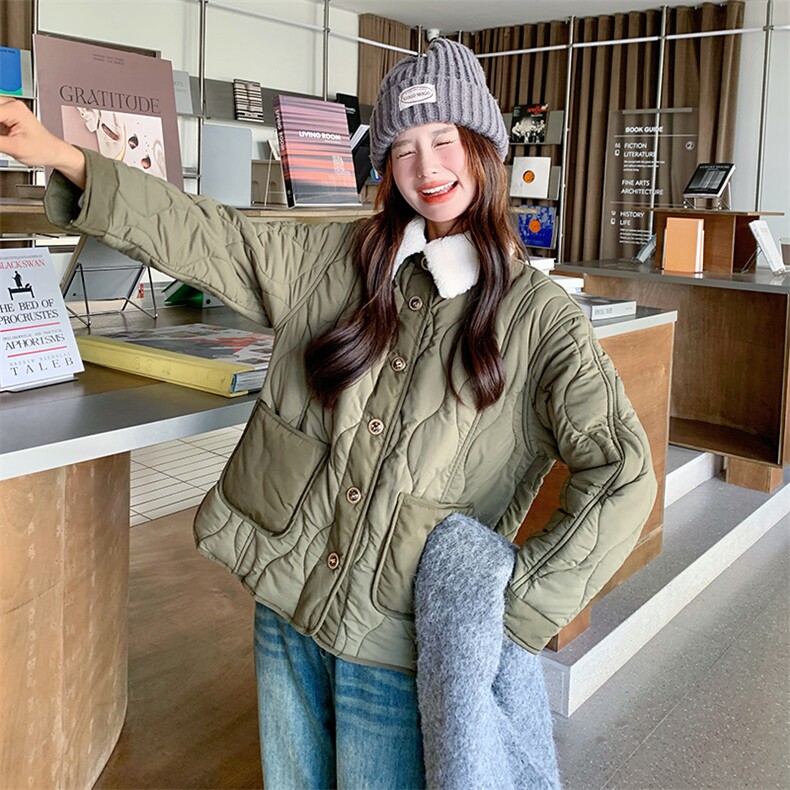 【大货已出】玫瑰故事工装棉衣2C081-7702p195268,女装棉衣/棉服,2C081