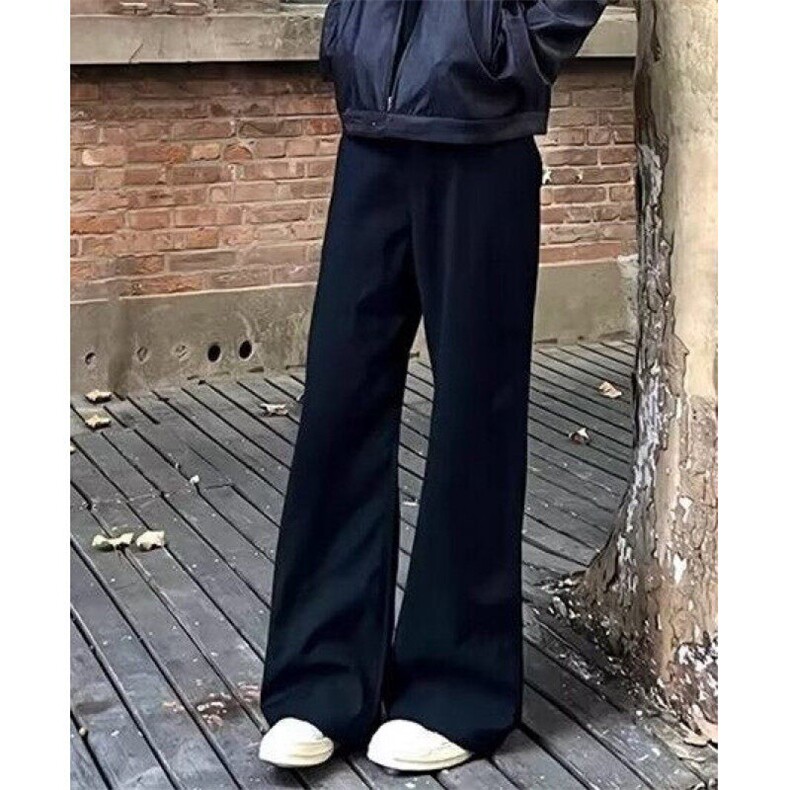 美式高街cleanfit廓形西裤休闲裤男女直筒微喇vibe百搭长裤KX01,男装西裤,星座1116A（原606A-3）
