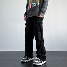 美式hiphop高街宽松弹力工装ins休闲裤货号K2301P55，男装休闲裤，电商A063