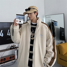 2025麂皮加绒棉衣棉服雪山印花面包服立领棉袄外套1619H-P90，男装棉衣，星座207