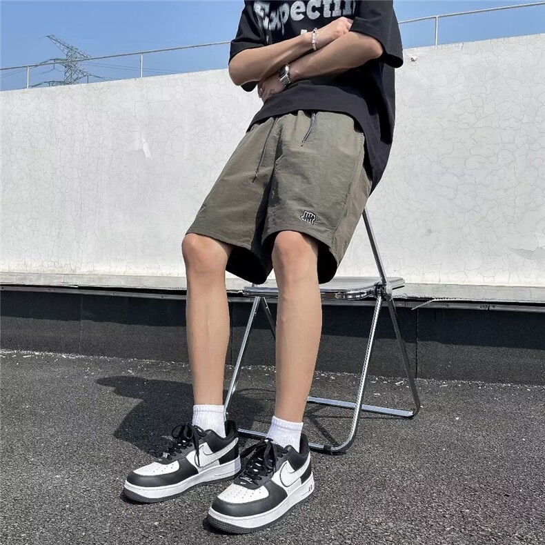 柔软运动男装短裤男士潮牌速干中裤男款五分IK2240-P25,男装牛仔裤,星座1109-3