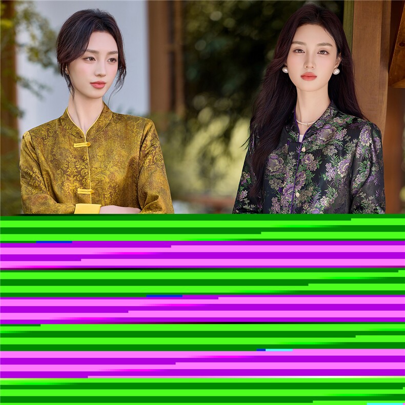 3126时尚新潮复古盘扣上衣外套，女装短外套，香莘料