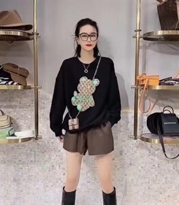 秋季新款时尚潮流卫衣,女装卫衣/绒衫,依露奇