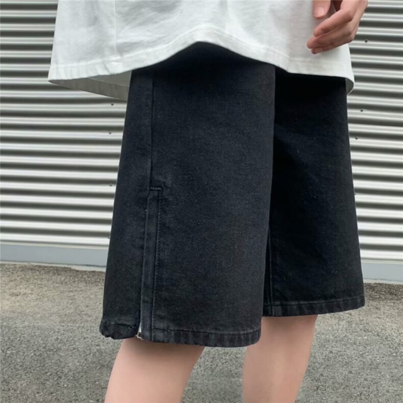 时尚新款潮流百搭流行牛仔短裤男士夏季薄款2025新款潮A9999-P33，男装牛仔裤，星座208-5