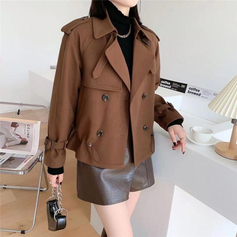 现货，斜纹拉毛休闲外套，三色、三个尺码，其它，依柏璐