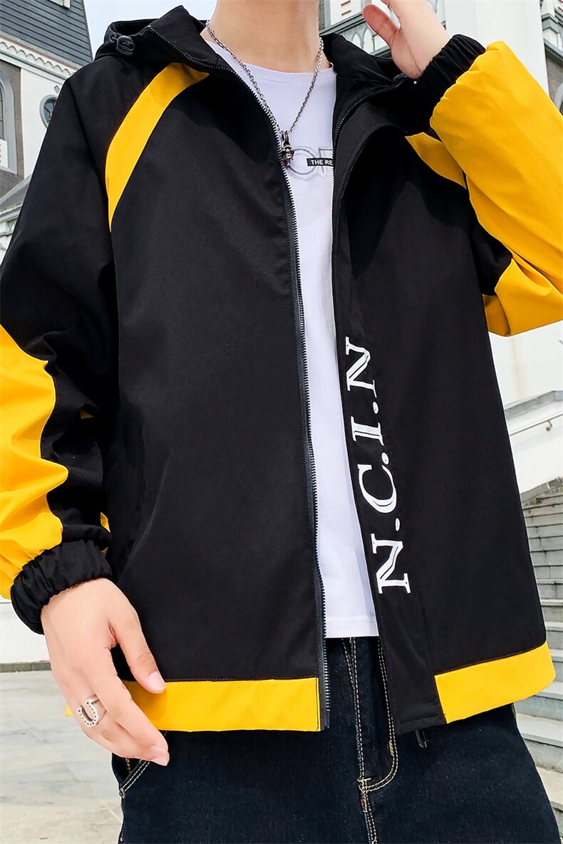 外套男士韩版潮流秋季新款工装休闲修身衣服帅气夹克男JK182-P60,男装夹克,星座1206（原A206）