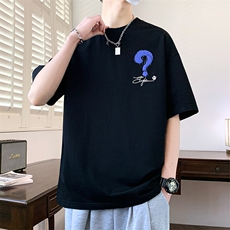 夏季男短袖t恤高品质多工艺发泡印大码T恤衫HF8390-P34，男装T恤，星座1206（原A206）