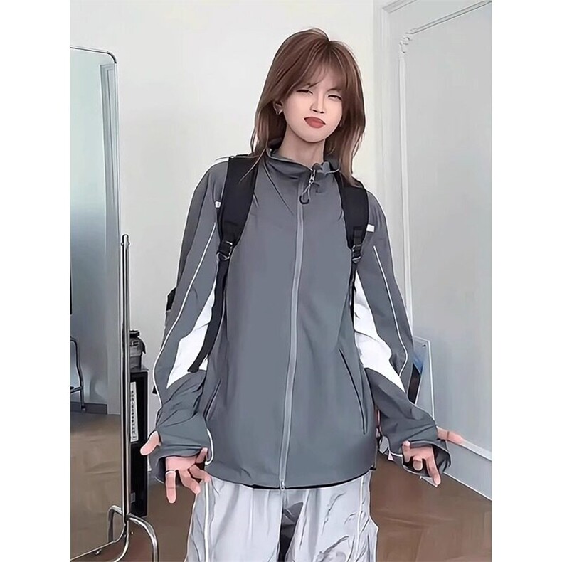 cleanfit立领防晒外套男款夏季薄款户外防晒衣高级感速干JY116,男装夹克,星座1116A（原606A-3）