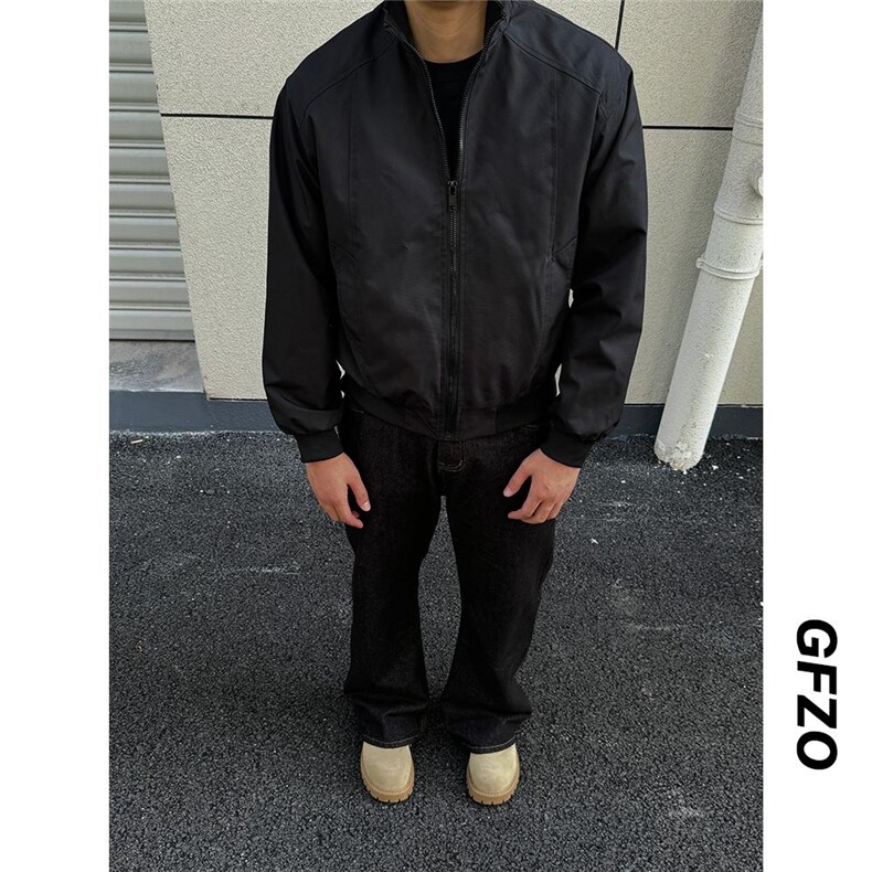 网图秋装硬汉风夹克教练三防立领冲锋衣工装飞行外套男S502特48,男装夹克,电商A233-1