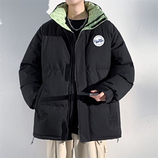 抖音得物品质深度库存三防面料假两件格子棉衣外套棉服66627特P85，男装棉衣，电商A486