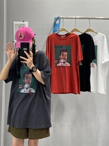 夏季新款 大版图案短袖,其它,JIAN.Z 简.站