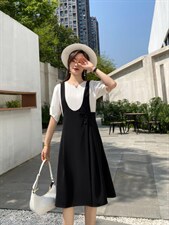 夏季假两件连衣裙，女装连衣裙，唯美