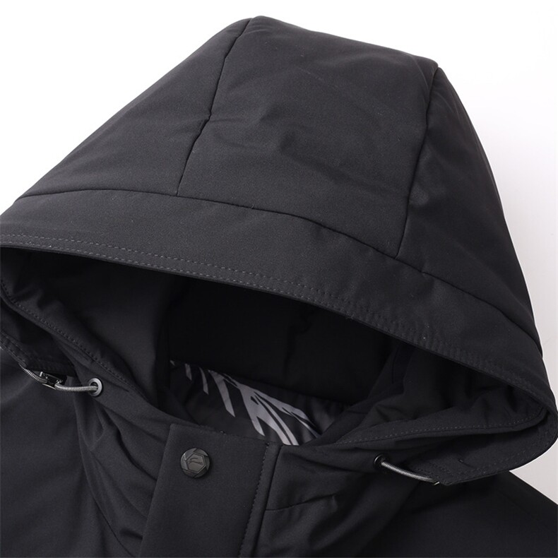 2023冬季新款连帽加厚保暖男士羽绒服中年商务休闲鹅绒男装外套,男装羽绒服,电商B212（原钱塘6029）