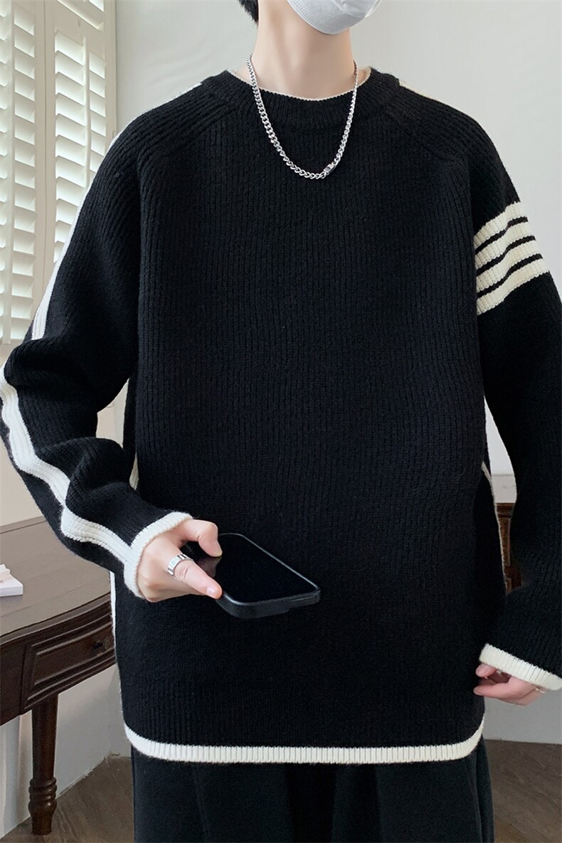 【新品】2025秋冬男士时尚休闲百搭针织毛衣潮流-M030-P50,男装针织衫/毛衣,星座1105-1