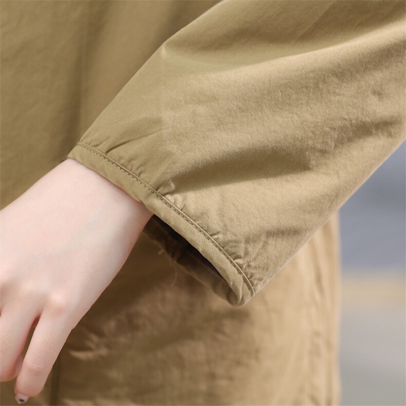 2022冬季新款长袖加棉衬衫棉衣外套,女装棉衣/棉服,小林双子