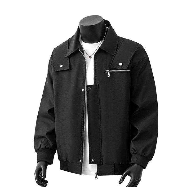 JK759-特P35现货！2026新款美式机能工装痞帅夹克棒球服情侣外套，男装夹克，星座1811B