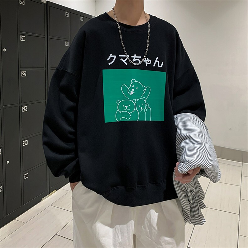 2024秋 340克抖音品质 印花圆领卫衣宽松 216-2-WY100-P40图片