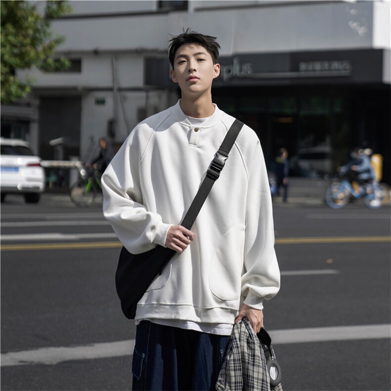 Cityboy高街440克圆领纯色卫衣秋冬潮男棉套头外套BW001-P70控98,男装卫衣,星座216(原A116)