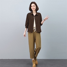 时尚休闲女装套装宽松显瘦两件套舒适百搭潮流新品，女装套装/套裙，叶笙衣