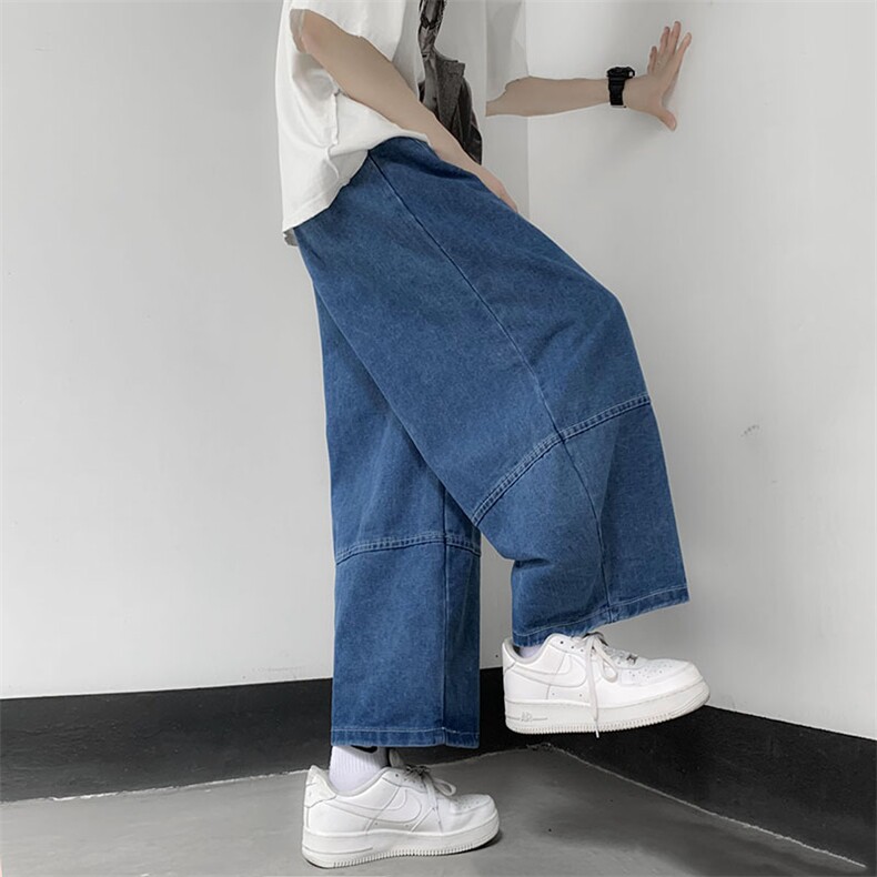牛仔短裤男夏季情侣休闲直筒浅色裤子牛仔短裤N01988-P45,男装牛仔裤,星座308B-1