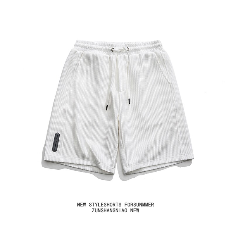 夏季纯色短裤男吸汗透气潮牌宽松休闲运动五分时尚裤子K22322-P22,男装休闲裤,电商A128