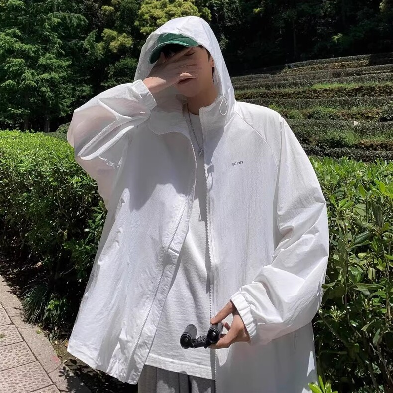 防晒衣男夏季薄款户外飞行员夹克休闲钓鱼防晒服W9238310B-1P38,男装防晒衣,星座310B-1