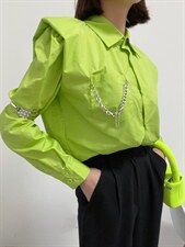 链条衬衫，女装衬衫，YSQ Boomboom