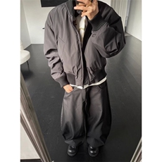 【有货】D8210-P93棉服男高街痞帅休闲百搭面包服廓形飞行员外套，男装棉衣，星座603-2