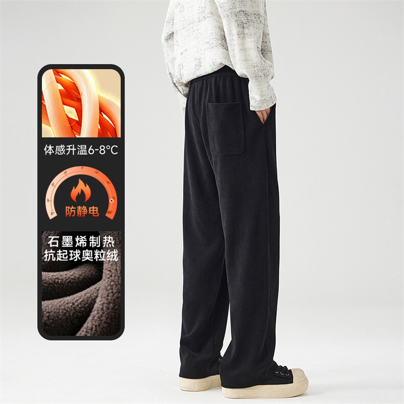 A178-1DY590AP95奥粒绒秋冬季美式灯芯绒卫裤,男装休闲裤,电商A178-1
