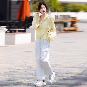 轻薄防晒衣女2025夏季新款宽松高级感休闲透气户外防晒衫短款外套图片